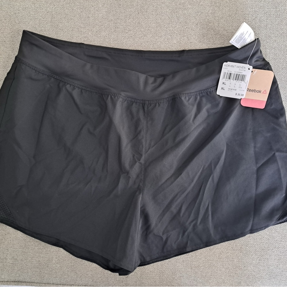 NWT Black Reebok athletic shorts!